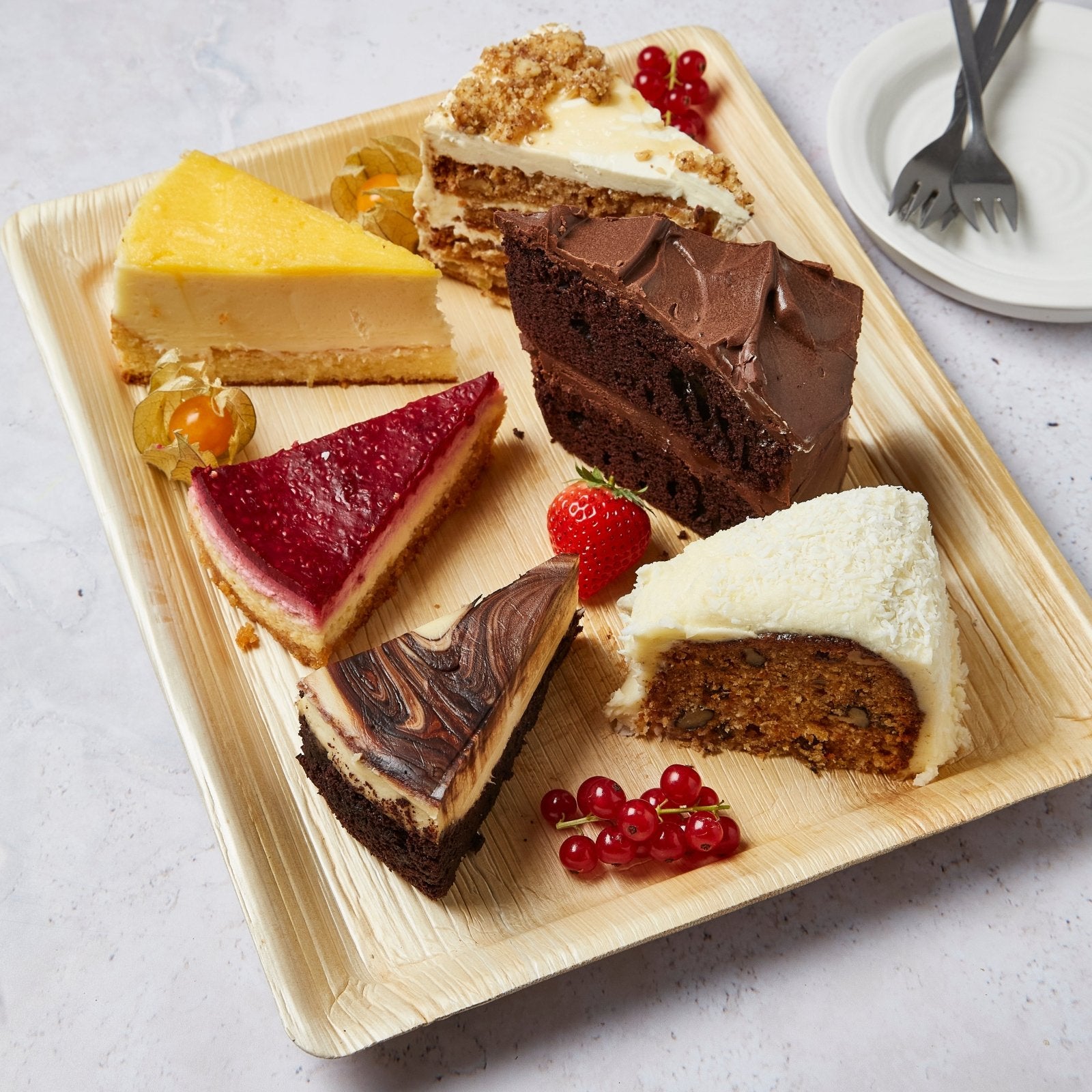 Gemischte Kuchenplatte