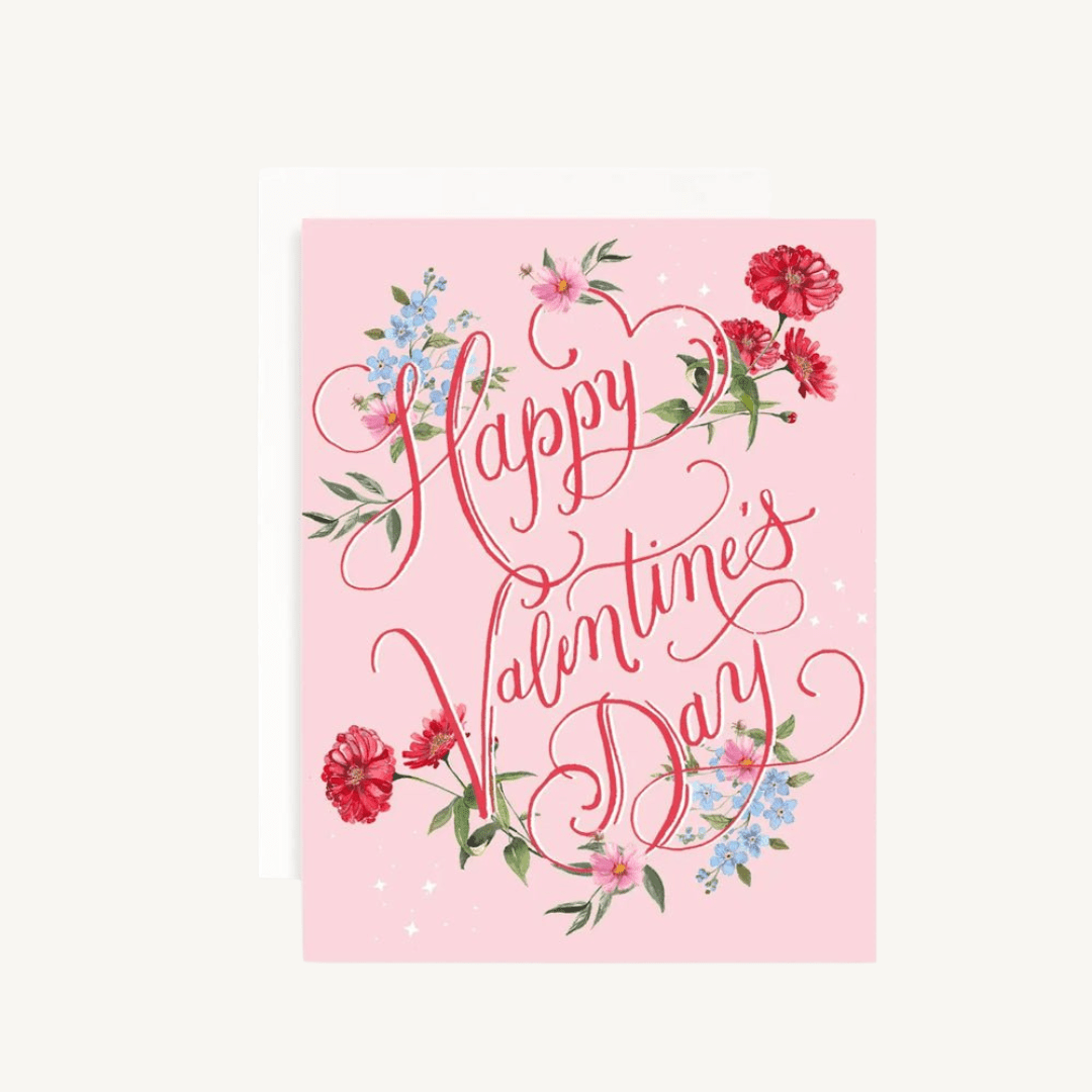 FLYAB Valentinstagskarte Für Ehemann – „Happy Valentines Day“, Romantisch, Mit Rotem Umschlag, 14x20,3 Cm