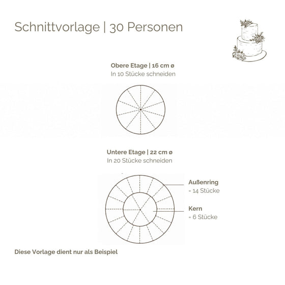 2-Etagen–Hochzeitstorte mit Deko nach Wunsch | vegan möglich - Barcomi's & Cynthia Barcomi's Onlineshop
