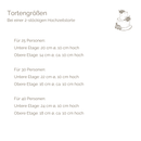 2 - Etagen–Hochzeitstorte mit Deko nach Wunsch | vegan möglich - Barcomi's & Cynthia Barcomi's Onlineshop