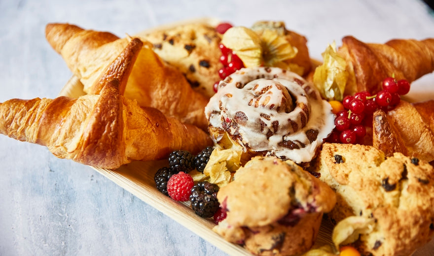 Kleine Frühstücksgebäckplatte