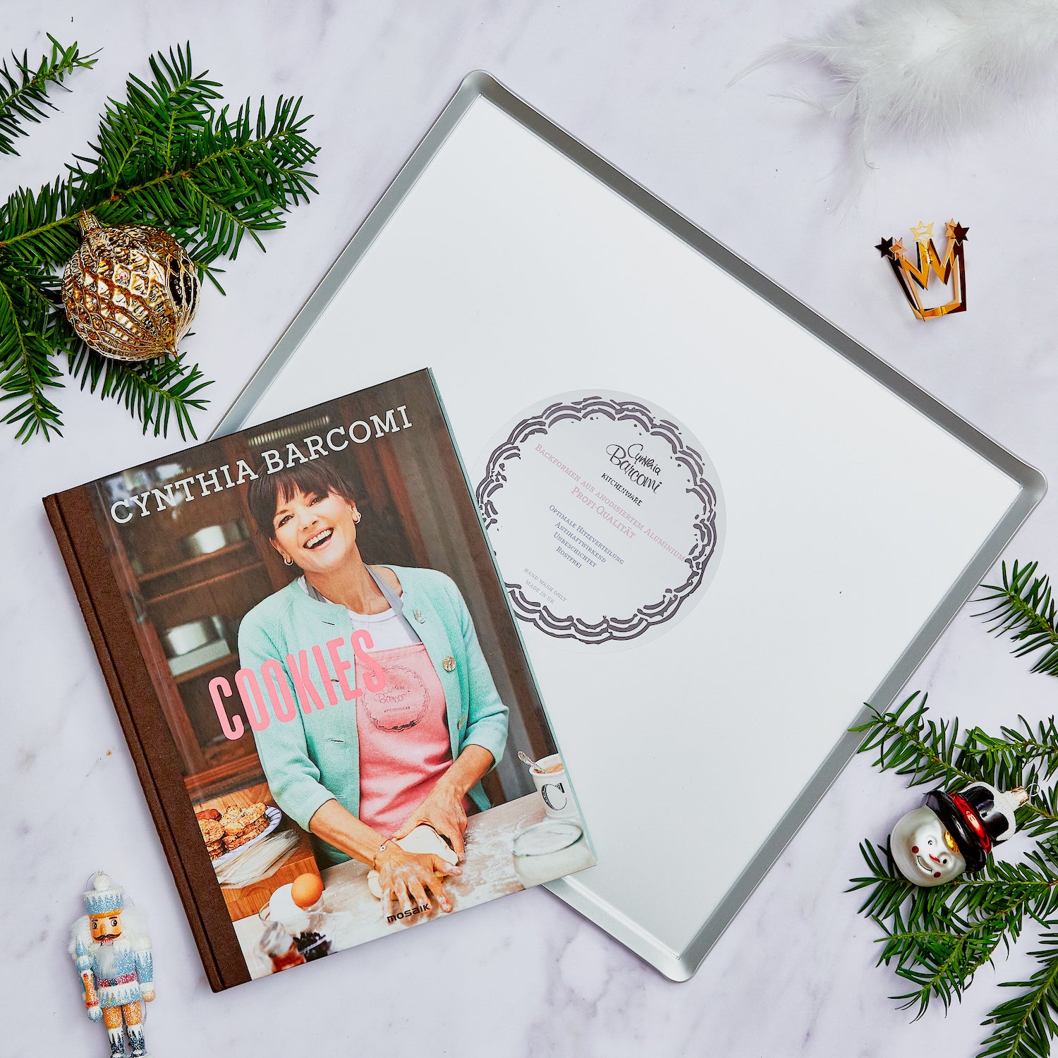 Set of book "Cookies" & baking tray "Bomb-Proof"