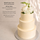 3-Etagen–Hochzeitstorte mit Deko nach Wunsch | vegan & glutenfrei möglich - Barcomi's & Cynthia Barcomi's Onlineshop