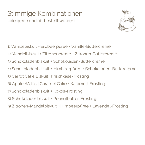 3 - Etagen–Hochzeitstorte mit Deko nach Wunsch | vegan möglich - Barcomi's & Cynthia Barcomi's Onlineshop