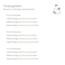 3 - Etagen–Hochzeitstorte mit Deko nach Wunsch | vegan möglich - Barcomi's & Cynthia Barcomi's Onlineshop