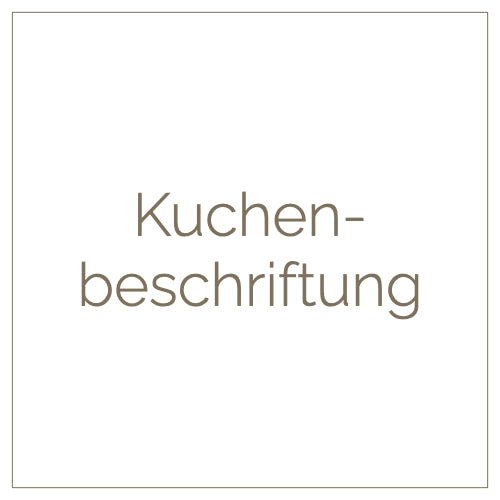 Aufpreis für Kuchenbeschriftung - Barcomi's & Cynthia Barcomi's Onlineshop