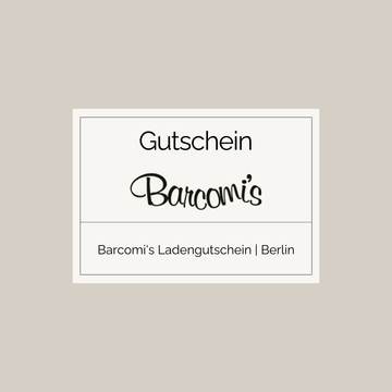 Barcomi's Ladengutschein | Berlin - Barcomi's & Cynthia Barcomi's Onlineshop