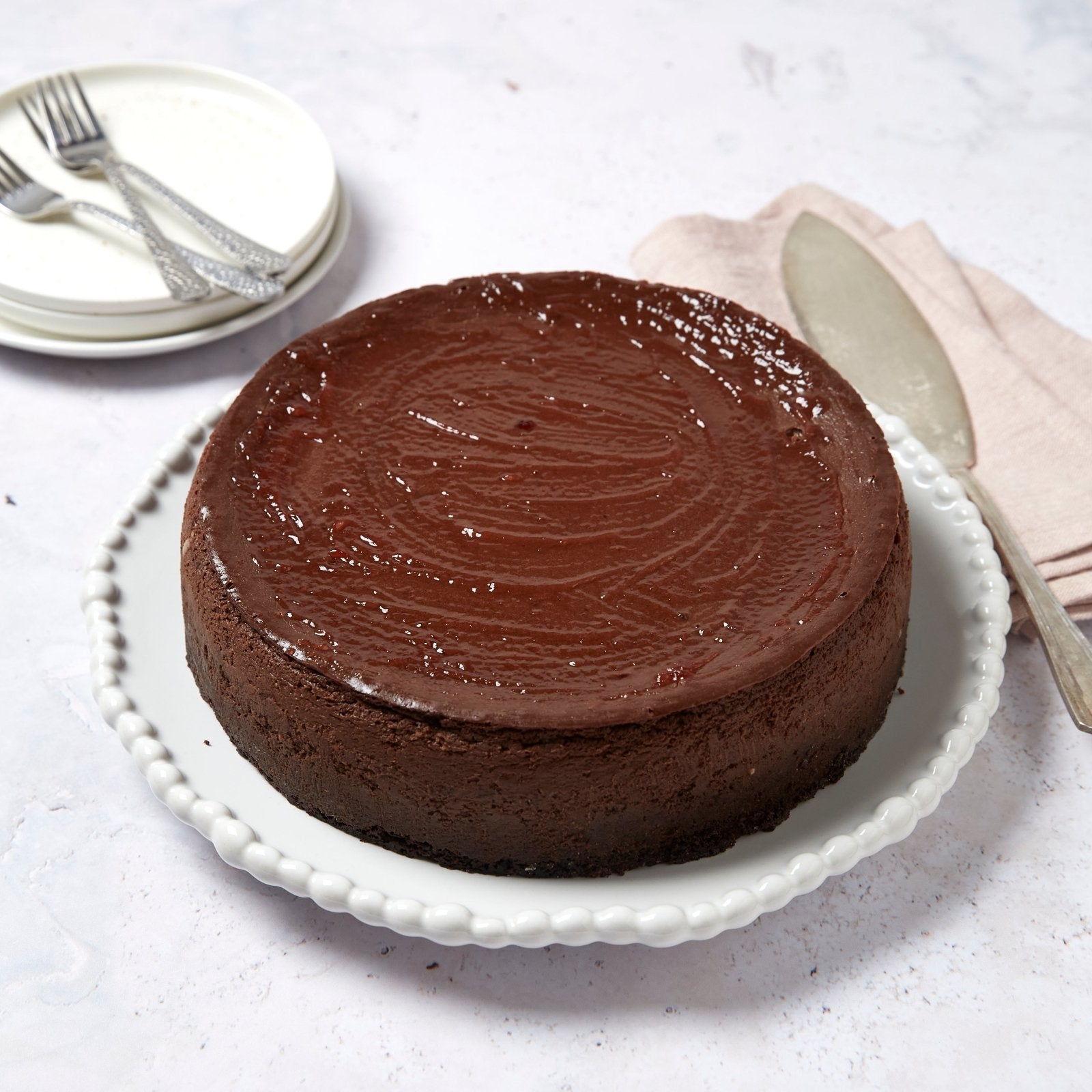 Chocolate Cheesecake | glutenfrei - Barcomi's & Cynthia Barcomi's Onlineshop