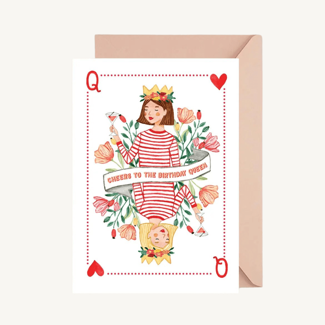 Grußkarte | Birthday Queen - Barcomi's Onlineshop