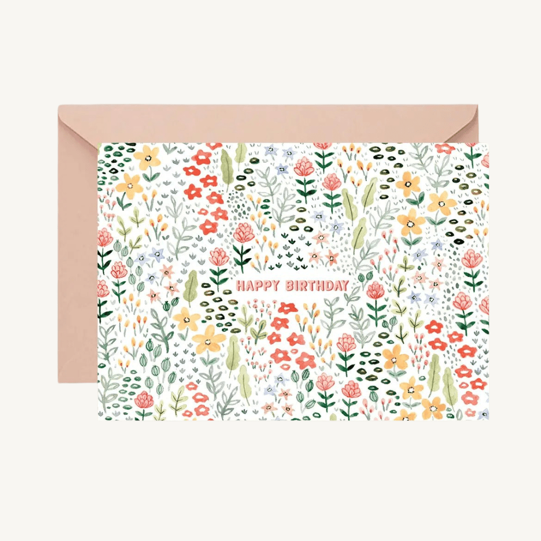 Grußkarte | Happy Birthday! | White - Barcomi's Onlineshop