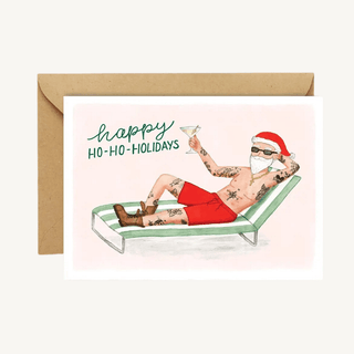 Grußkarte | Holiday Santa - Barcomi's Onlineshop