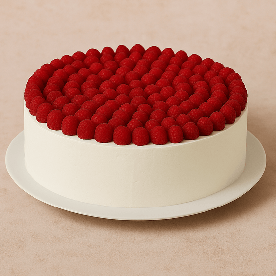 Hochzeitstorte mit Himbeeren | vegan möglich - Barcomi's & Cynthia Barcomi's Onlineshop