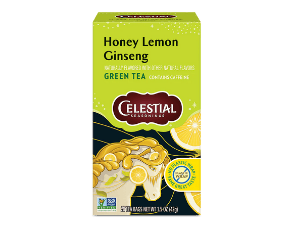 Honey Lemon Ginseng Green Tea | Celestial Seasonings - Barcomi's & Cynthia Barcomi's Onlineshop