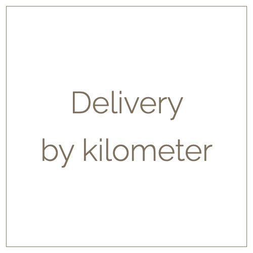 Lieferung nach gefahrene Kilometer - Barcomi's & Cynthia Barcomi's Onlineshop