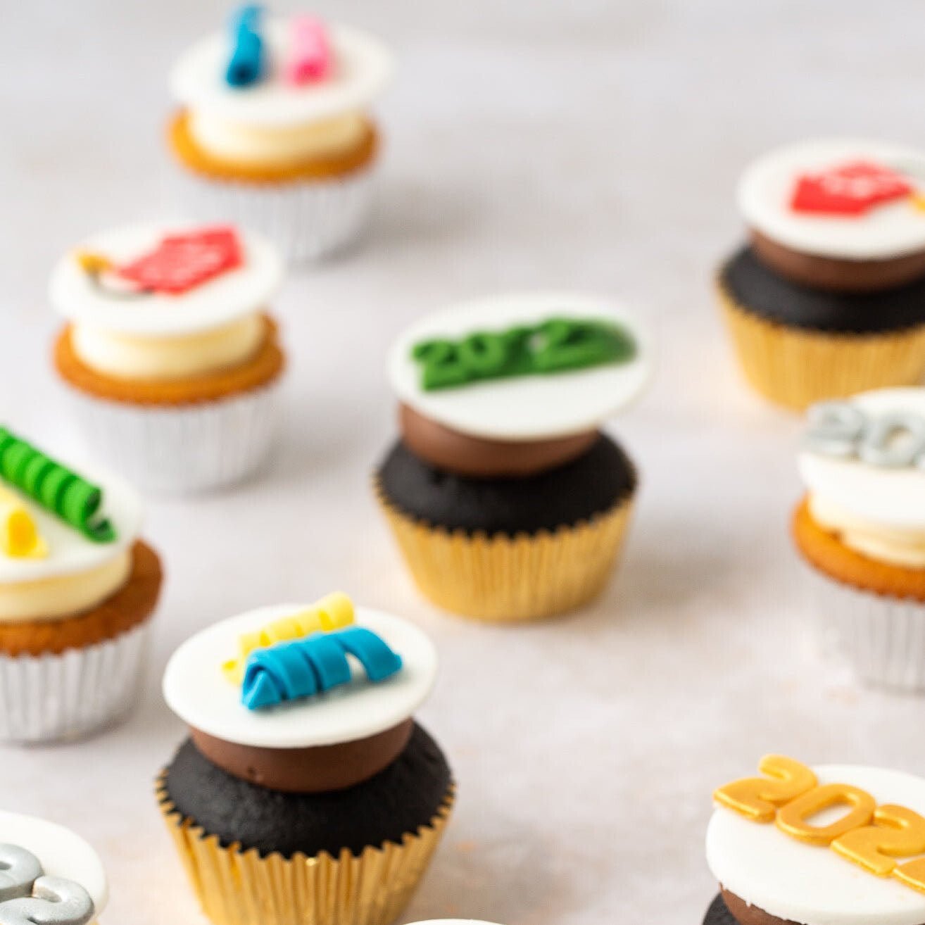 Silvester & Neujahrs Cupcakes - Barcomi's & Cynthia Barcomi's Onlineshop