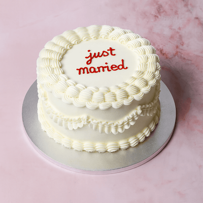 Vintage Cake | Herz oder Rund | vegan möglich - Barcomi's & Cynthia Barcomi's Onlineshop