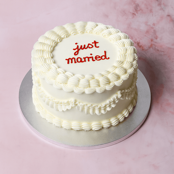 Vintage Cake | Herz oder Rund | vegan möglich - Barcomi's & Cynthia Barcomi's Onlineshop