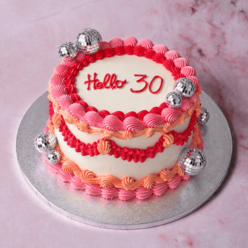 Vintage Disco Cake | vegan möglich - Barcomi's & Cynthia Barcomi's Onlineshop