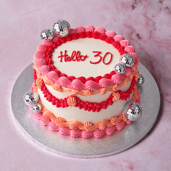 Vintage Disco Cake | vegan möglich - Barcomi's & Cynthia Barcomi's Onlineshop
