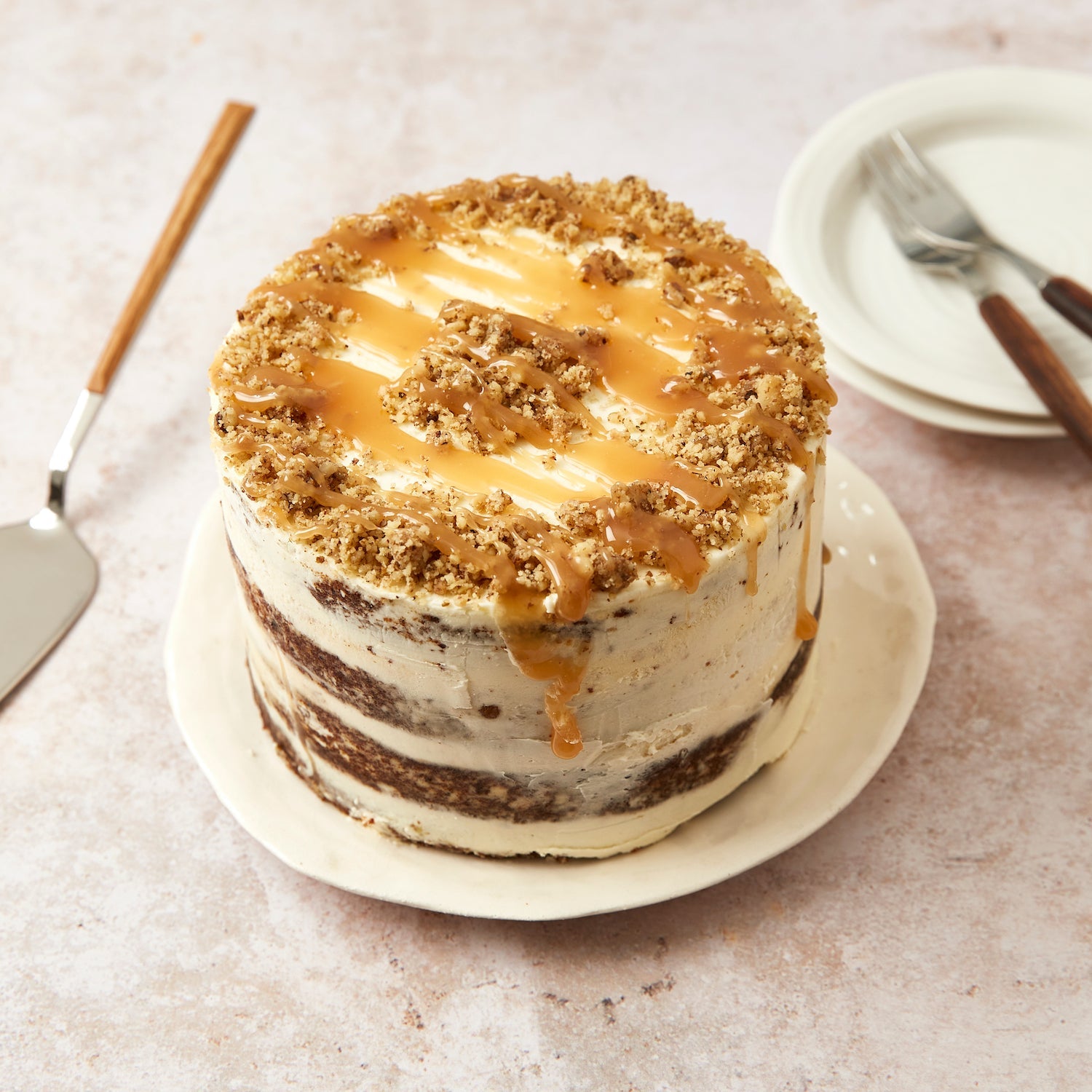 Apple Walnut Caramel Cake | 15 cm ø - Cynthia Barcomi's Onlineshop