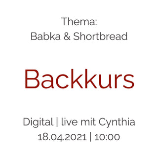 Backkurs | 18. April - Cynthia Barcomi's Onlineshop