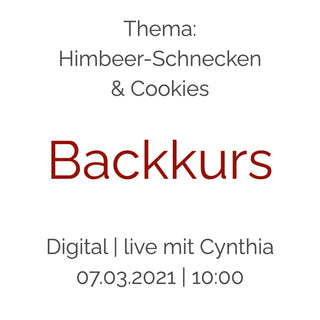 Backkurs | 7. März - Cynthia Barcomi's Onlineshop