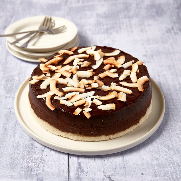 Chocolate Cheesecake with Coconut | glutenfrei - Barcomi's Onlineshop