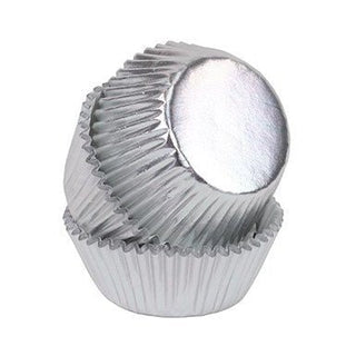 Mini Cupcake Manschetten | Silber