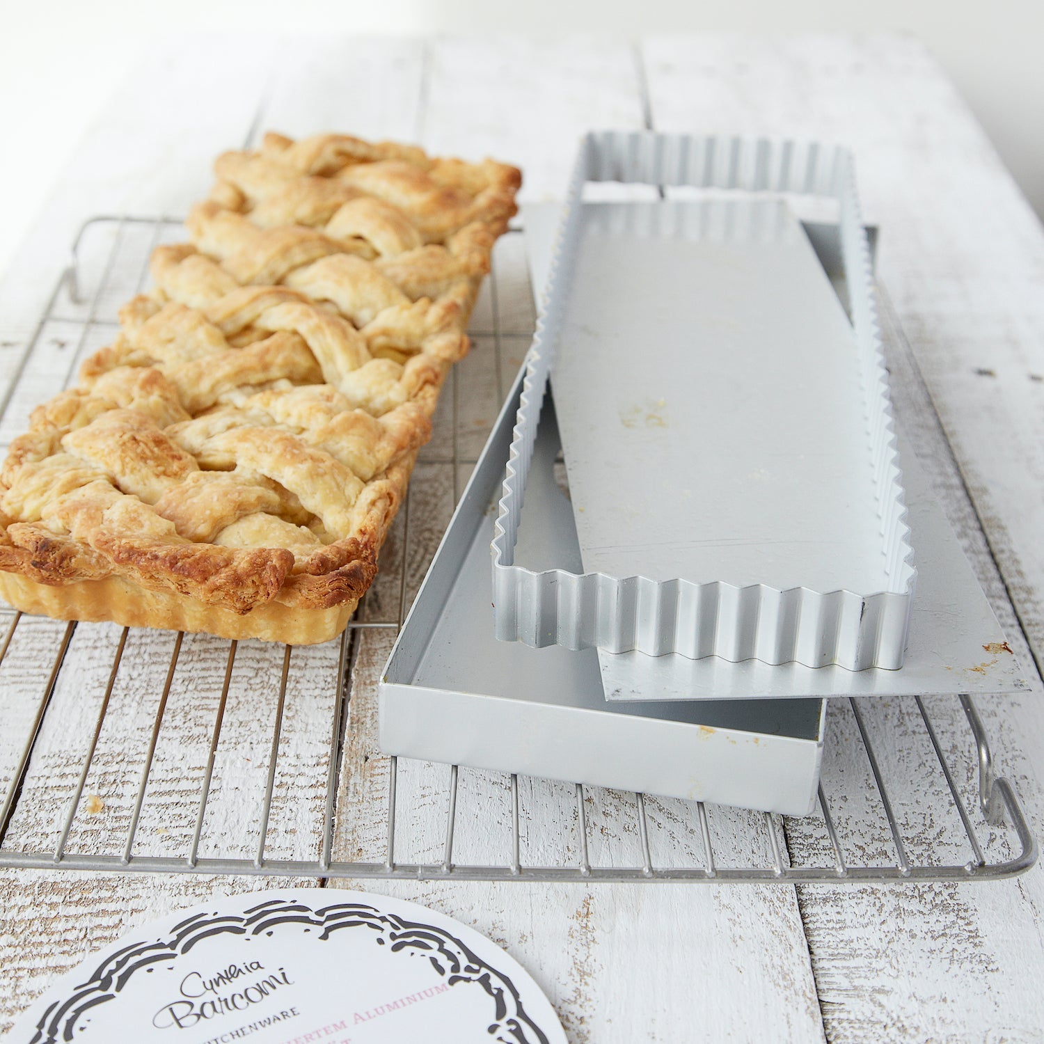 Rectangular Tart Pan | 36cm x 12 cm | 3-pieces