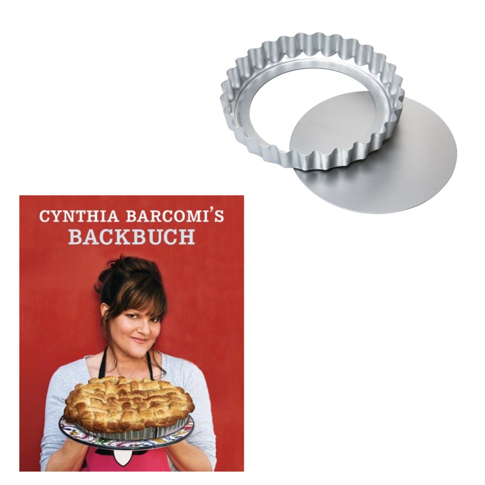 Set Buch "Backbuch" & Pie- & Tarteform 25 cm - Barcomi's Onlineshop