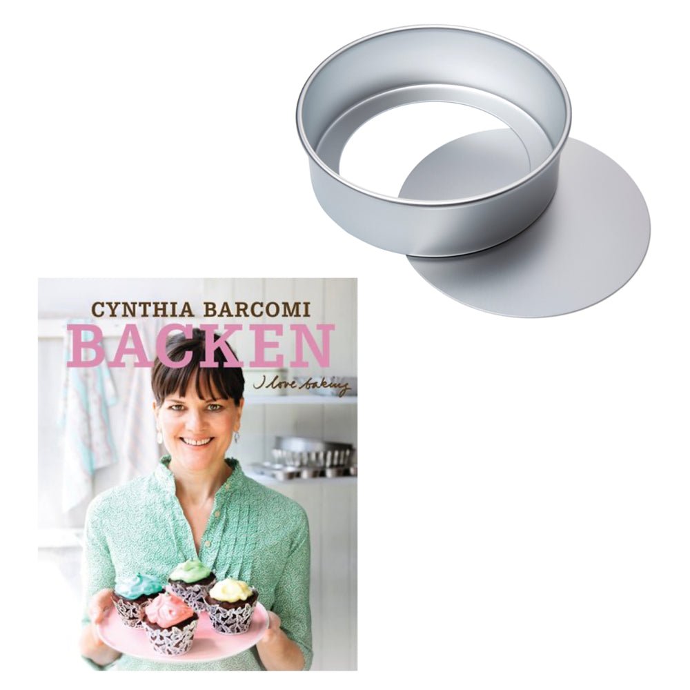 Set Buch "Backen – I love baking" & Biskuitbodenform 25 cm - Barcomi's Onlineshop