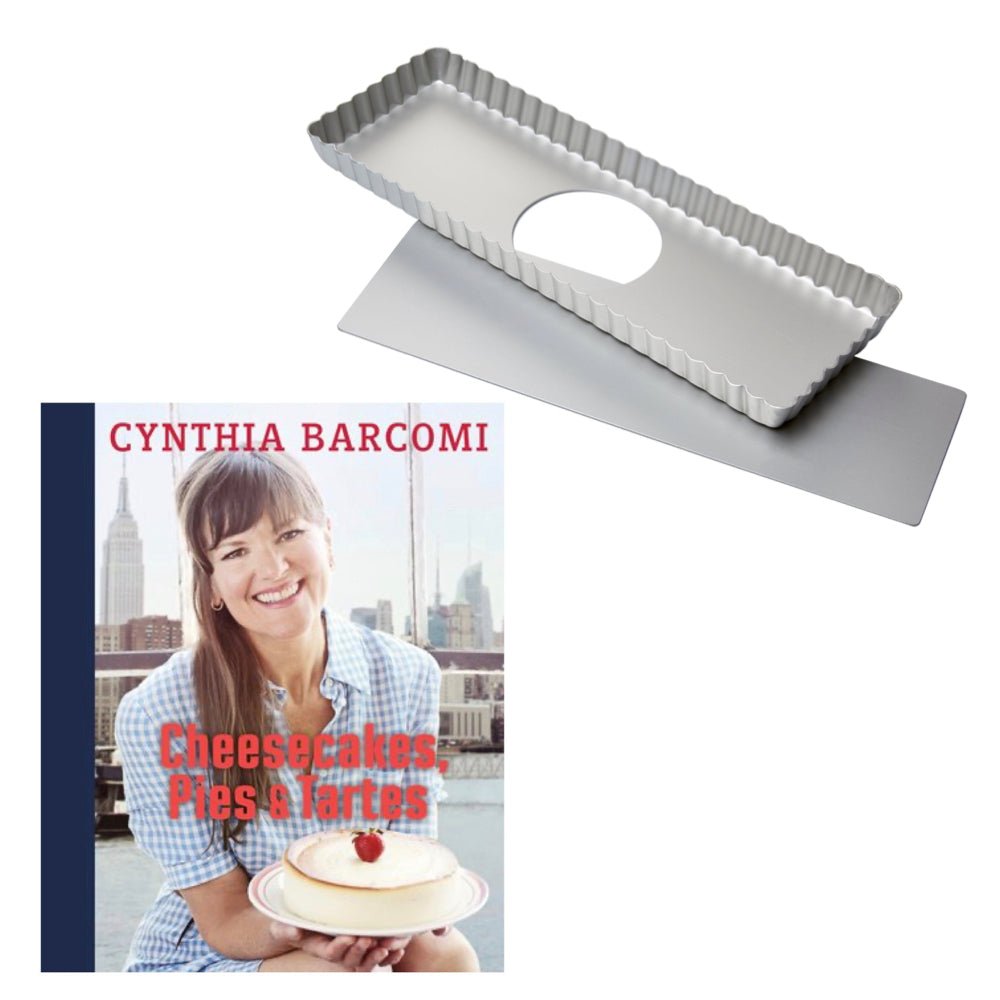 Set Buch "Cheesecake, Pies & Tartes" & Rechteckige Tarteform | 2-Teilig - Barcomi's Onlineshop