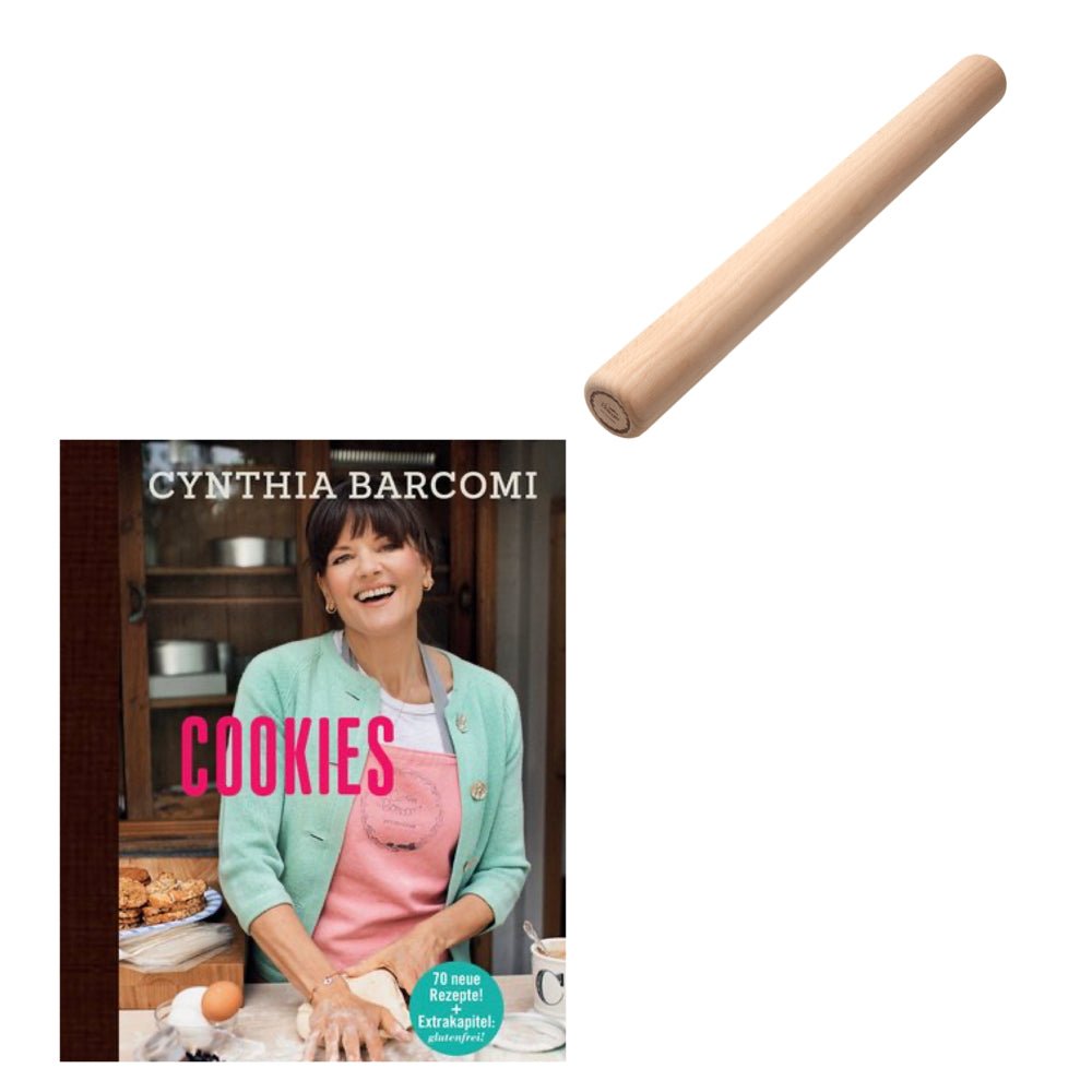 Set Buch "Cookies" & Französisches Nudelholz - Barcomi's Onlineshop