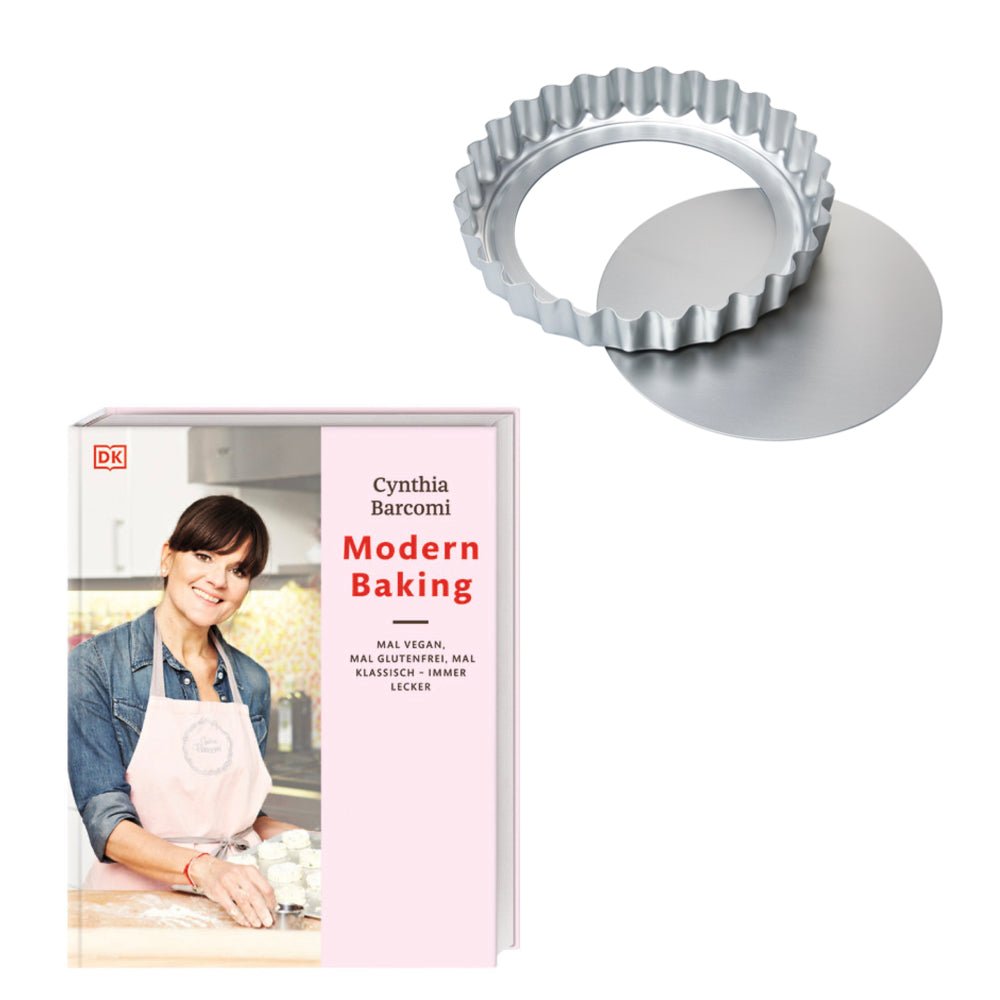 Set Buch "Modern Baking" & Pie- & Tarteform 23 cm - Barcomi's Onlineshop